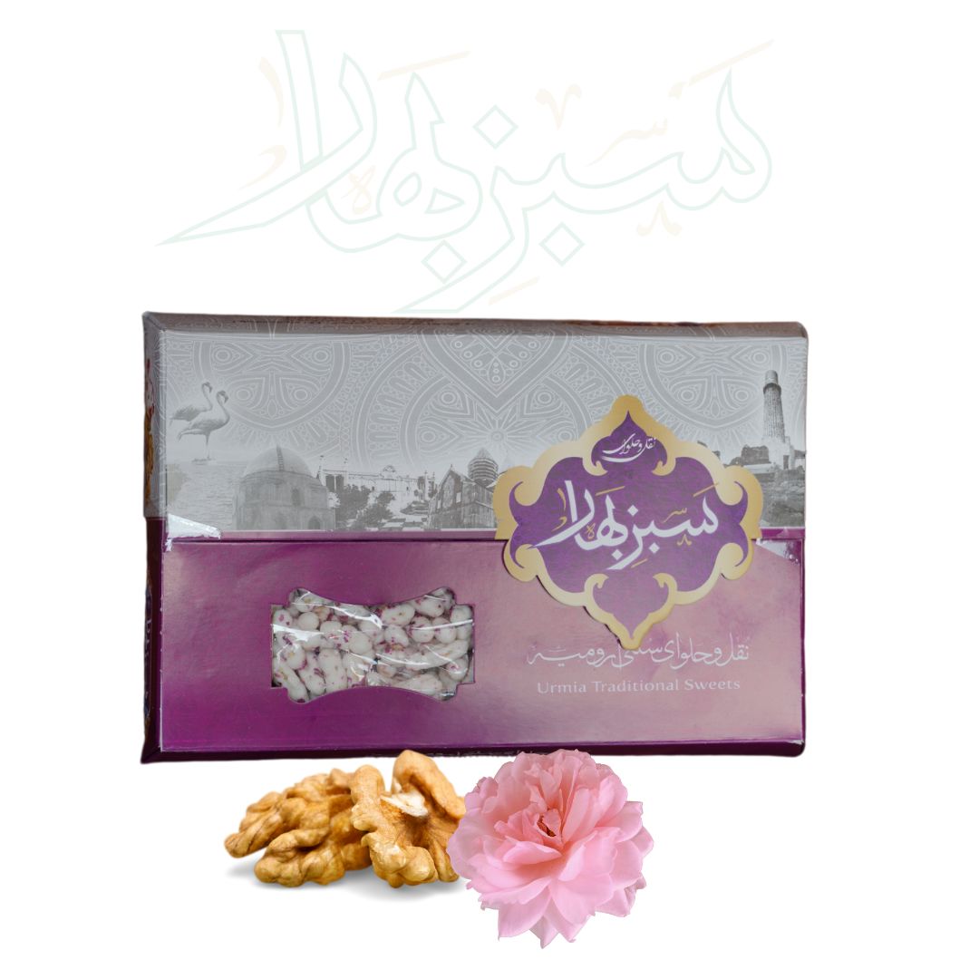 نقل ابریشمی گل محمدی